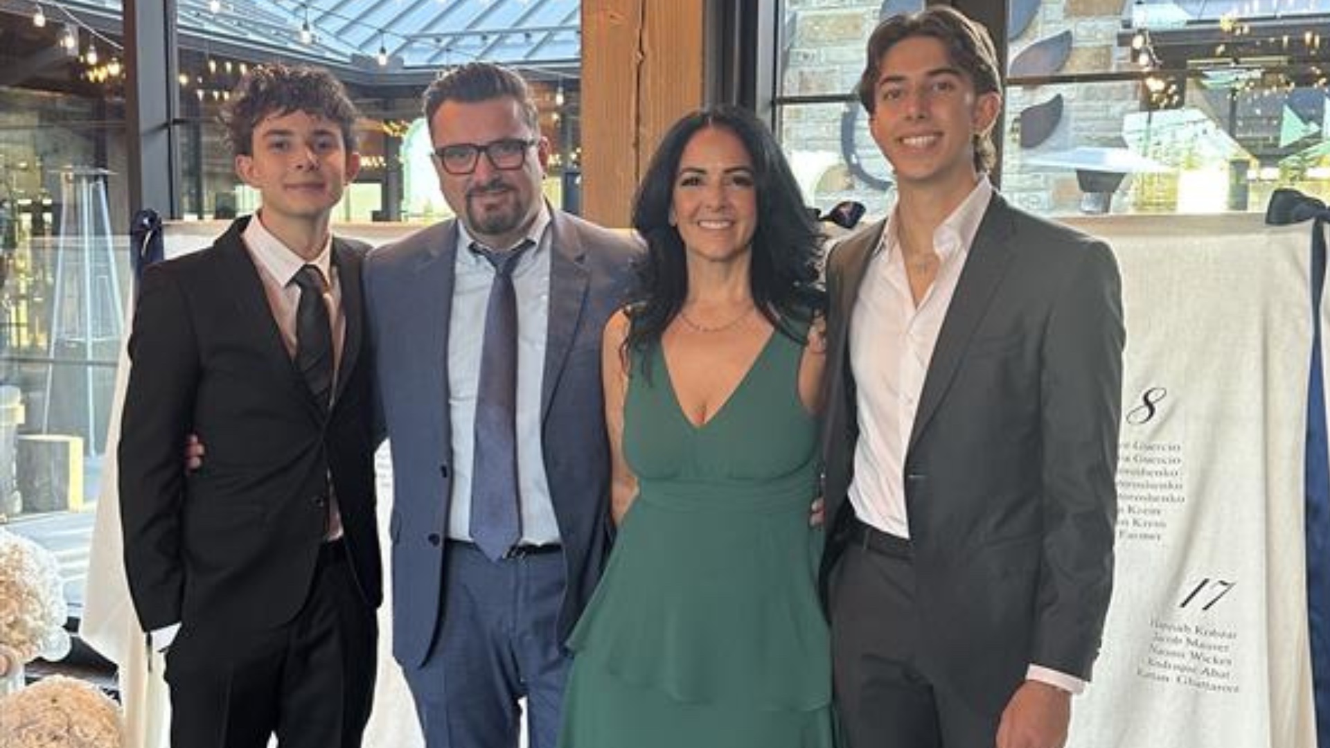 Danijel with his wife Rosina and their two sons